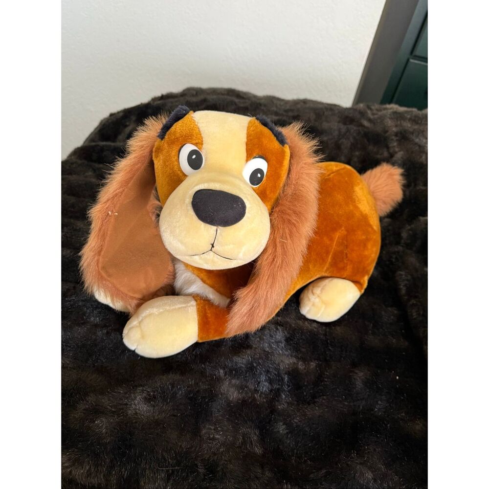 Vintage Lady‎ Plush Lady and the Tramp Stuffed Toy stuffed animal 22" Fable Toy